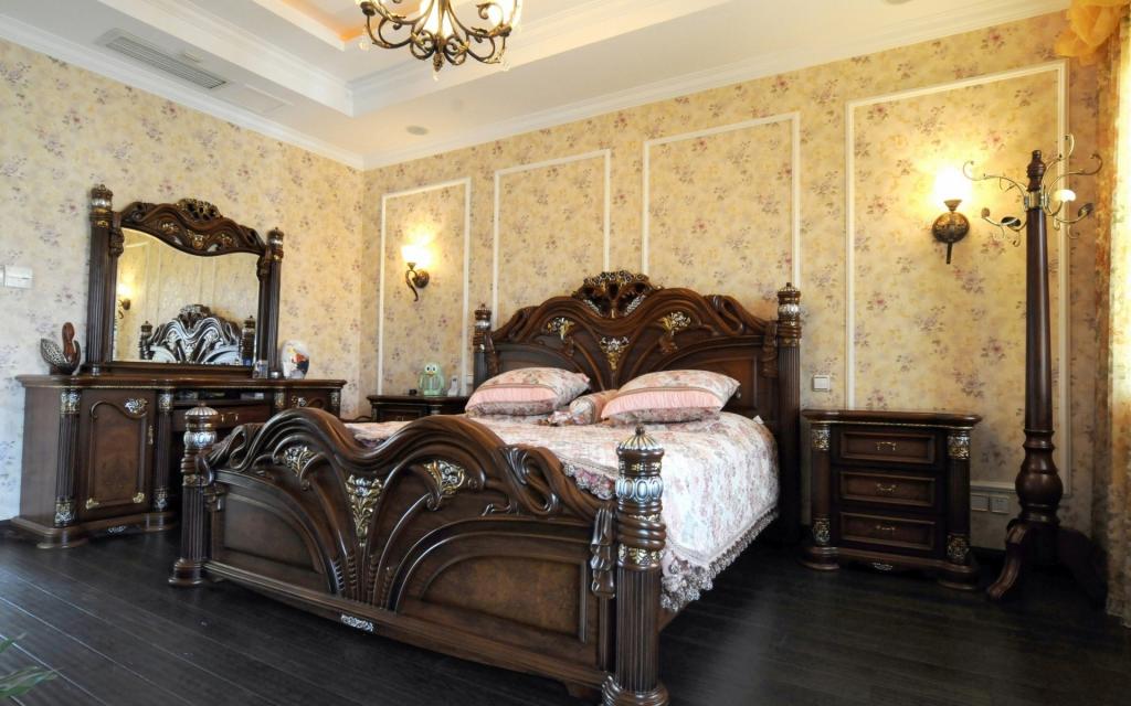 复古风格的卧室