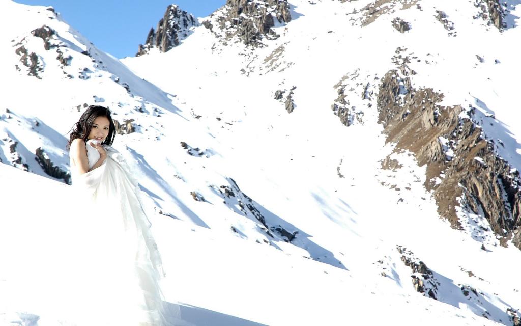 在雪山的新娘