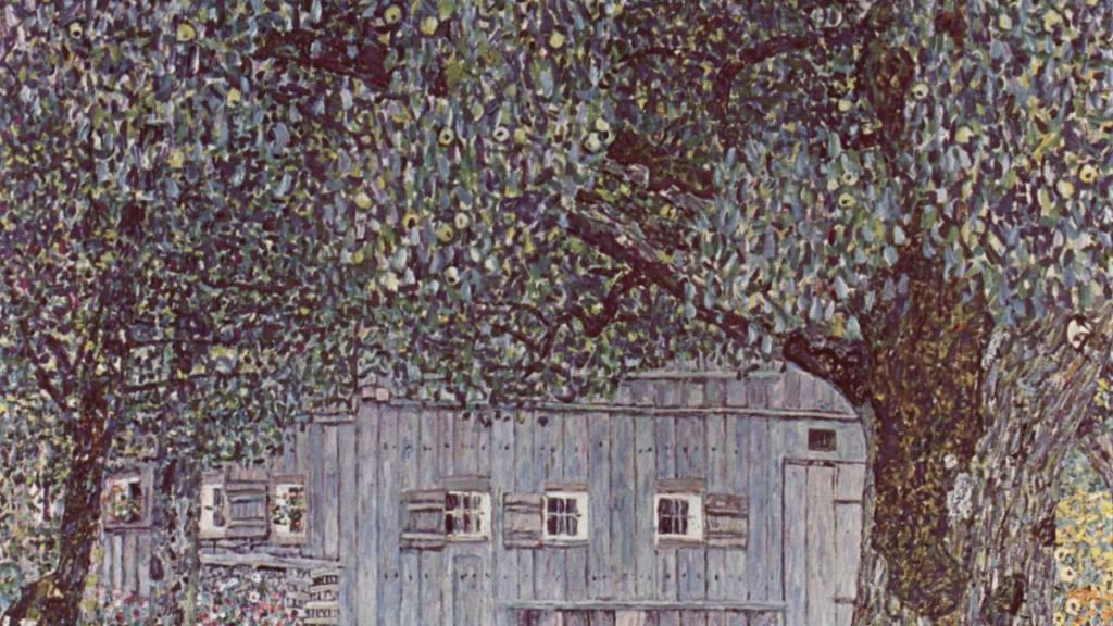 古斯塔夫克里姆特的图片 - 在森林里的小屋