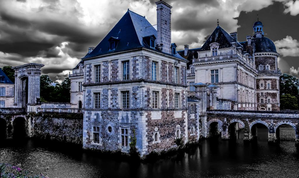 在法国圣乔治卢瓦尔河畔的城堡城堡