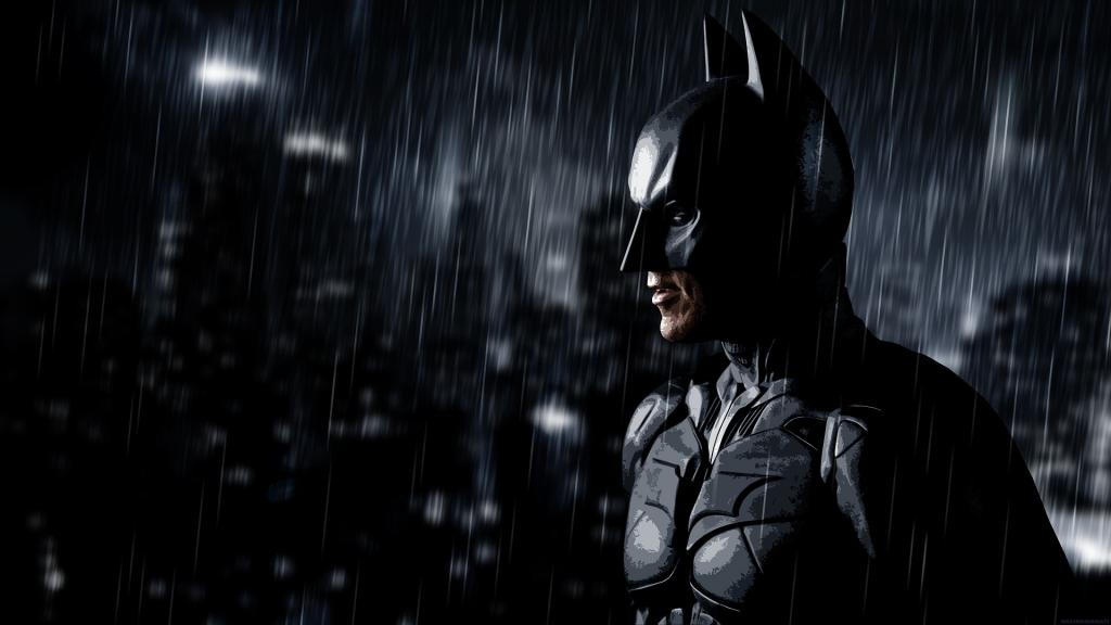 雨中的蝙蝠侠