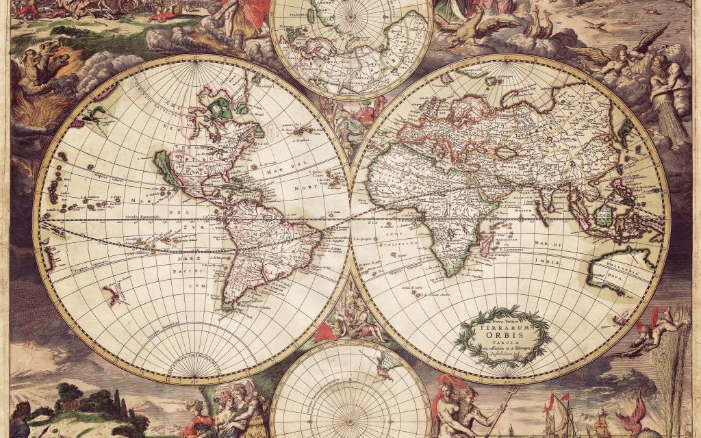 古代地球地图