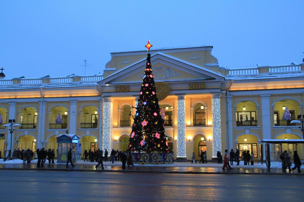 圣诞树2014年在圣彼得堡