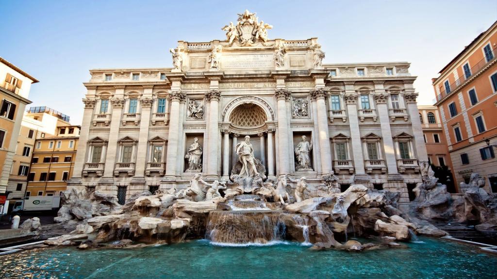 特雷维喷泉在罗马