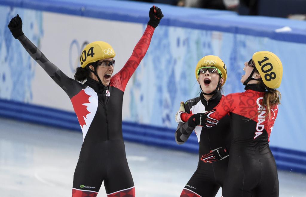 Marie-Eva Droll 2014年索契奥运会加拿大短跑比赛银牌