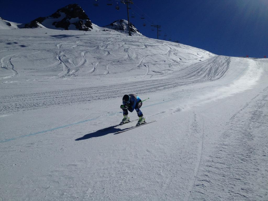 在索契奥运会上获得银牌美国滑雪运动员安德鲁·维伯雷特（Andrew Vaibreht）的冠军