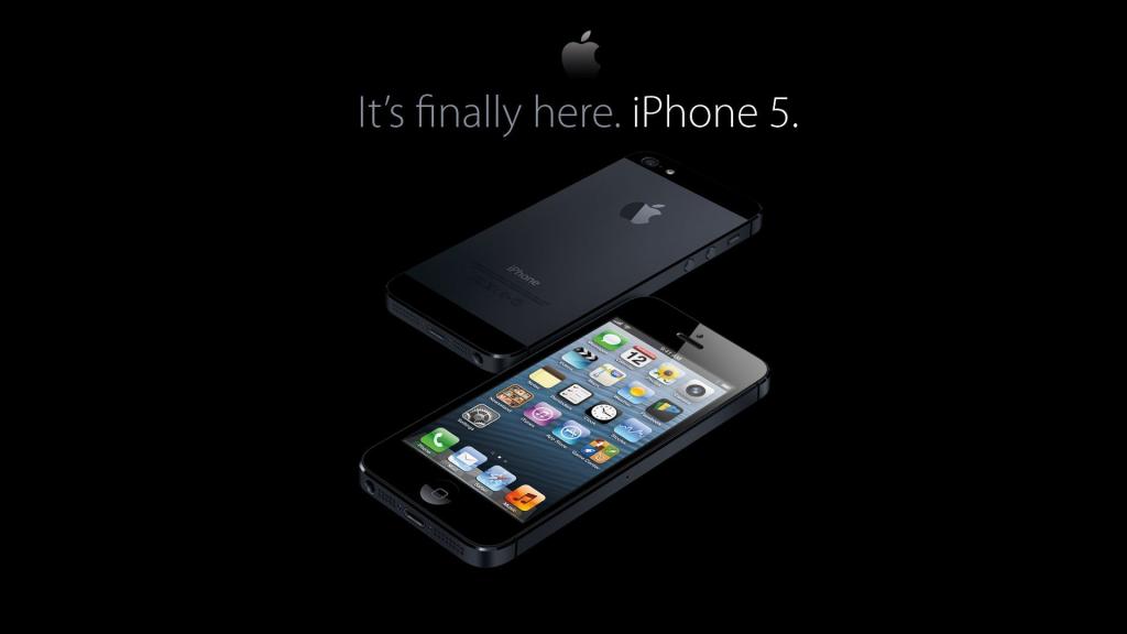 黑色的Iphone 5S高清智能手机