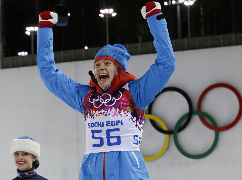 来自俄罗斯的冬季两项奥运金牌得主