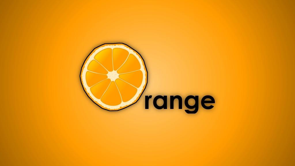 橙色的橙色背景
