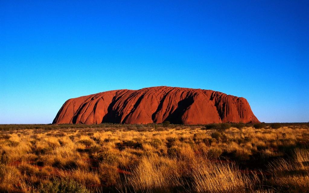 乌鲁鲁岩石在澳大利亚