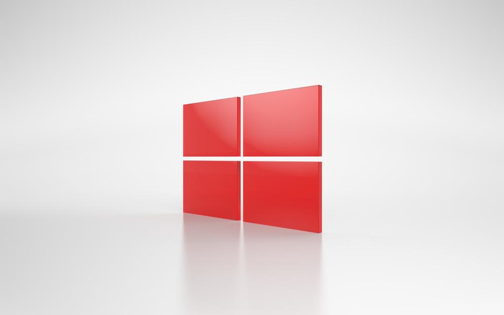 红色的Windows 8标志