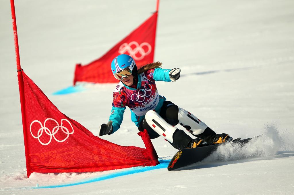 德国滑雪运动员Anke Karstens在索契奥运会上