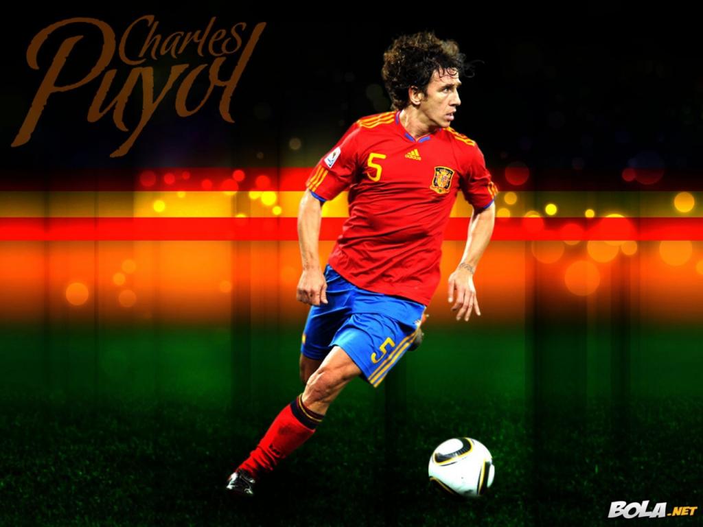 巴塞罗那Carles Puyol足球运动员的后卫