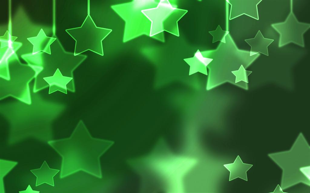 绿色的星星