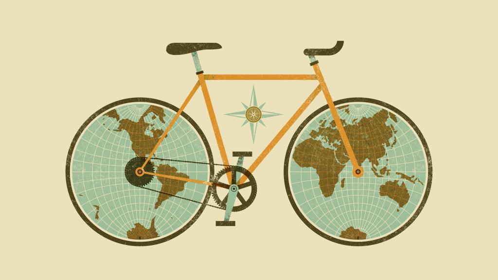 自行车地球地球