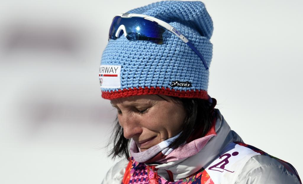 挪威滑雪运动员Marit Bjorgen获得金牌