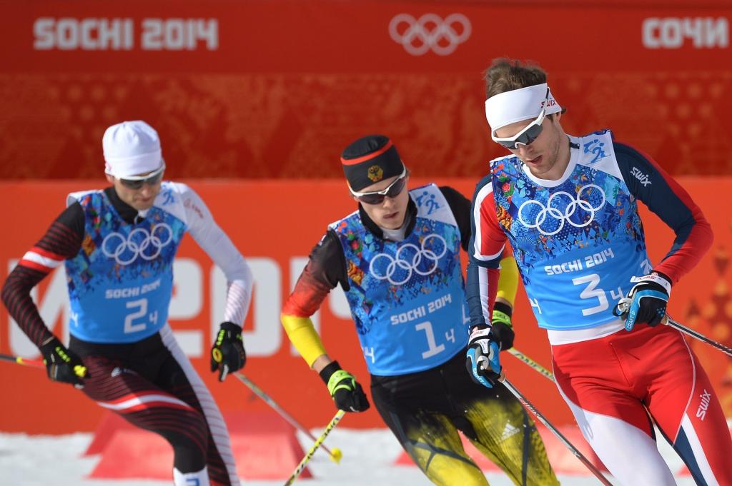 Fabian Rieslie德国滑雪运动员获得银牌和铜牌