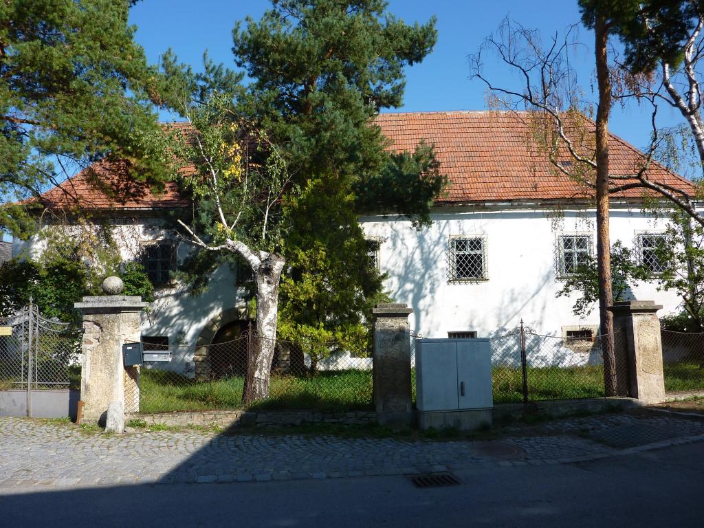 树在奥地利朗根费尔德的房子附近