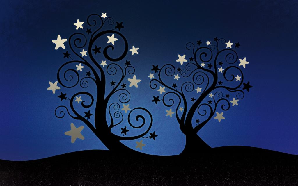 树上的星星