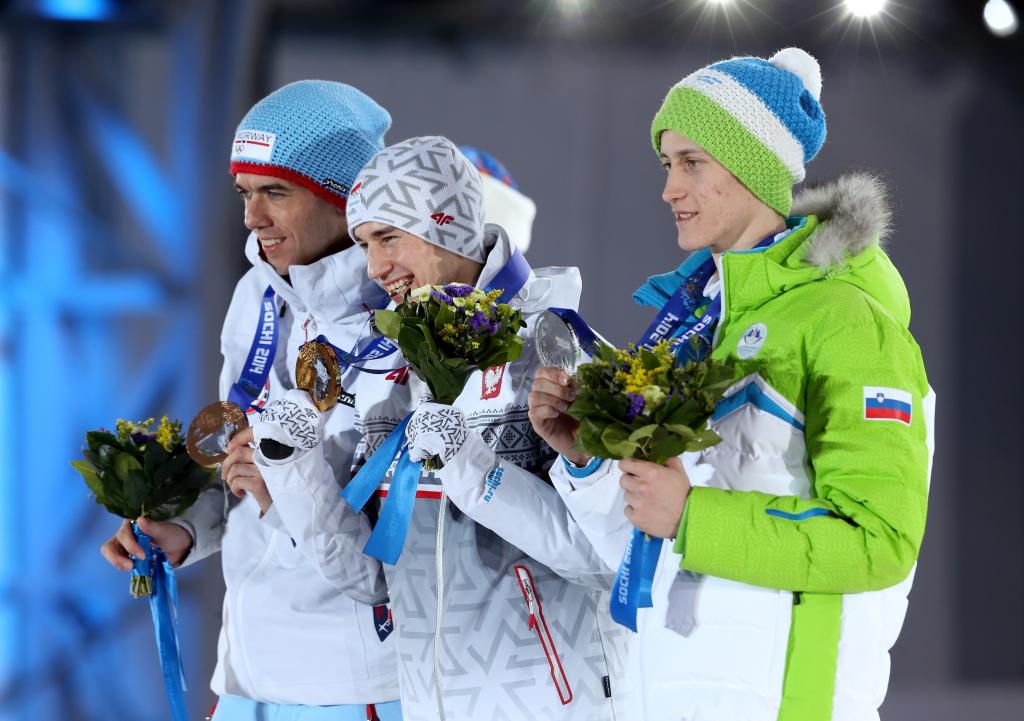 斯洛伐克滑雪跳台运动员彼得·雷普茨在索契奥运会上的表现