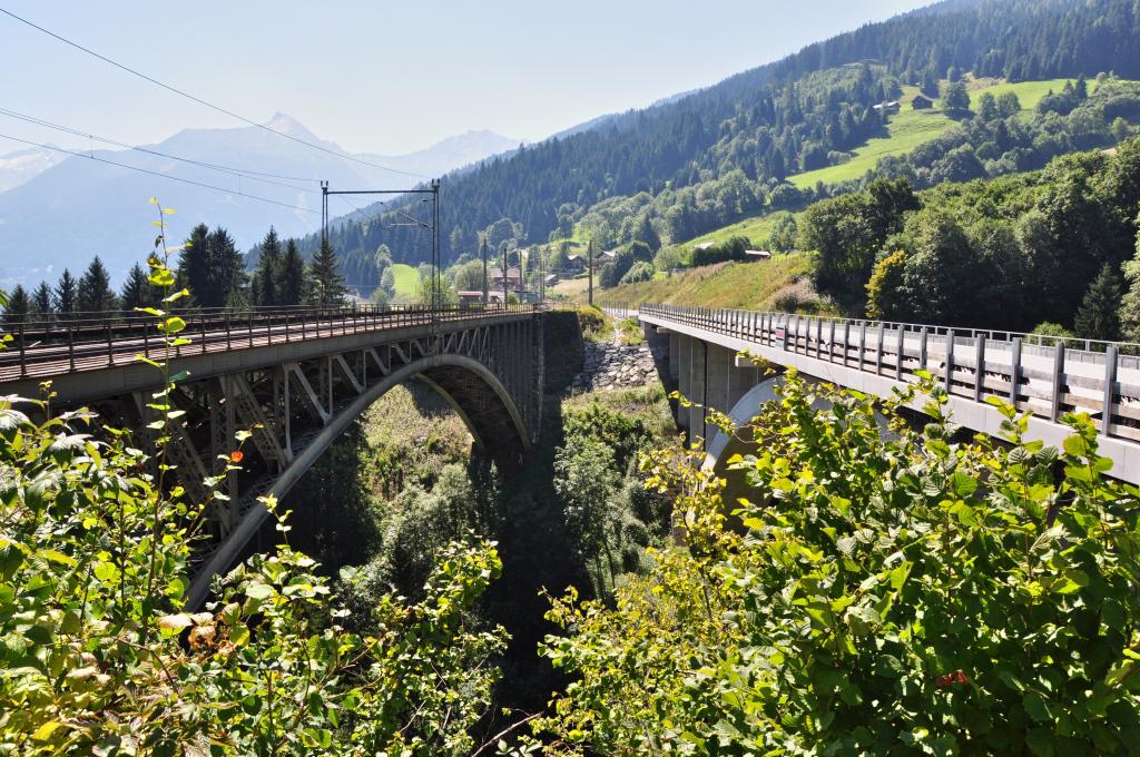 奥地利Bad Hofgastein度假村附近的桥梁