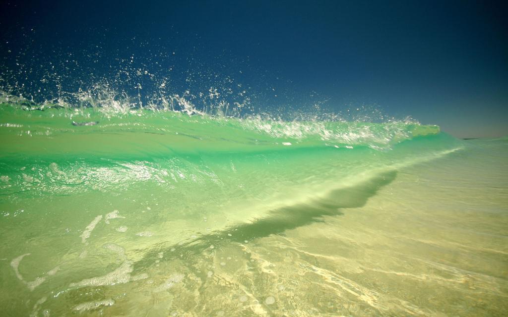 加勒比海的波浪
