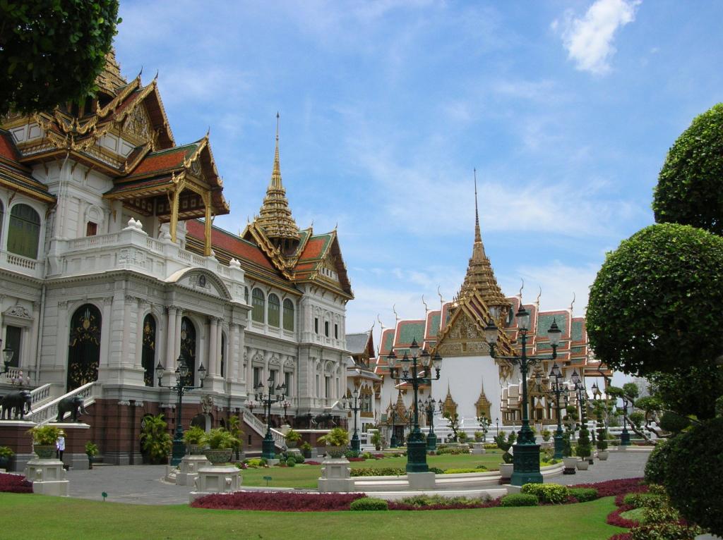在曼谷，泰国皇宫