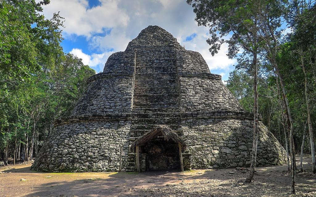墨西哥玛雅文明庙