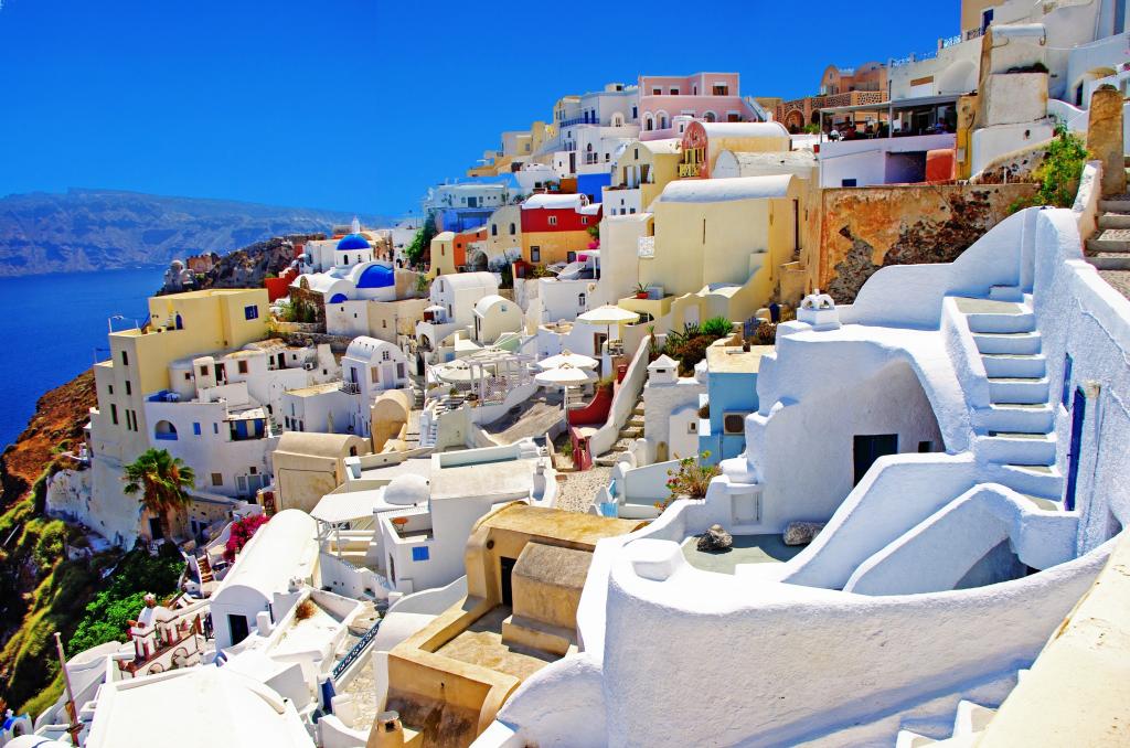 假日城市在希腊