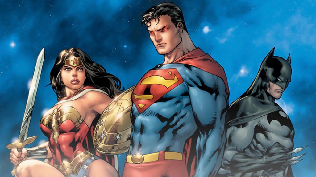 正义联盟蝙蝠侠超人和神奇女侠