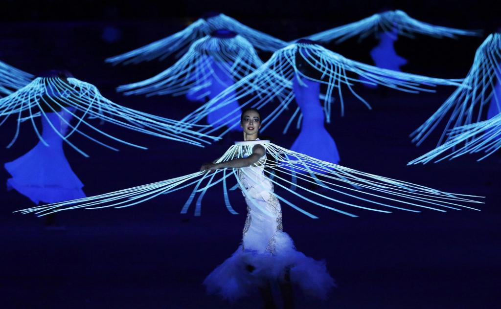 索契奥运会开幕式上的芭蕾舞明星