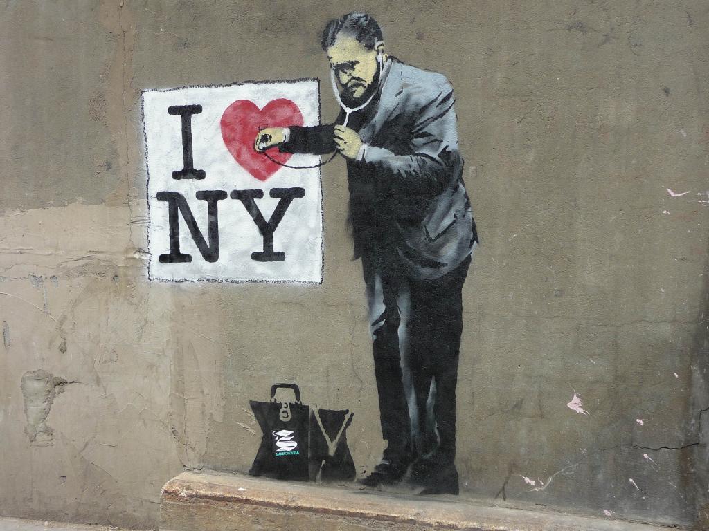 涂鸦，Banksy喜欢纽约