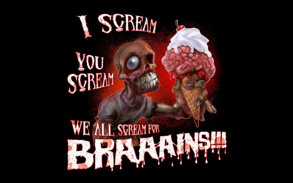 僵尸的大脑冰淇淋