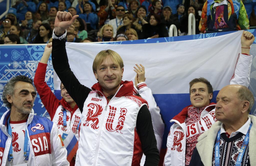 Evgeni Plushenko是索契奥运会的金牌得主