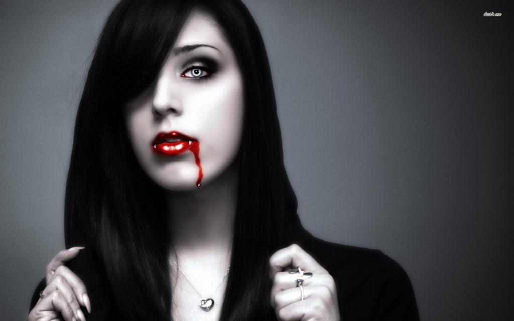 黑头发的吸血鬼女孩