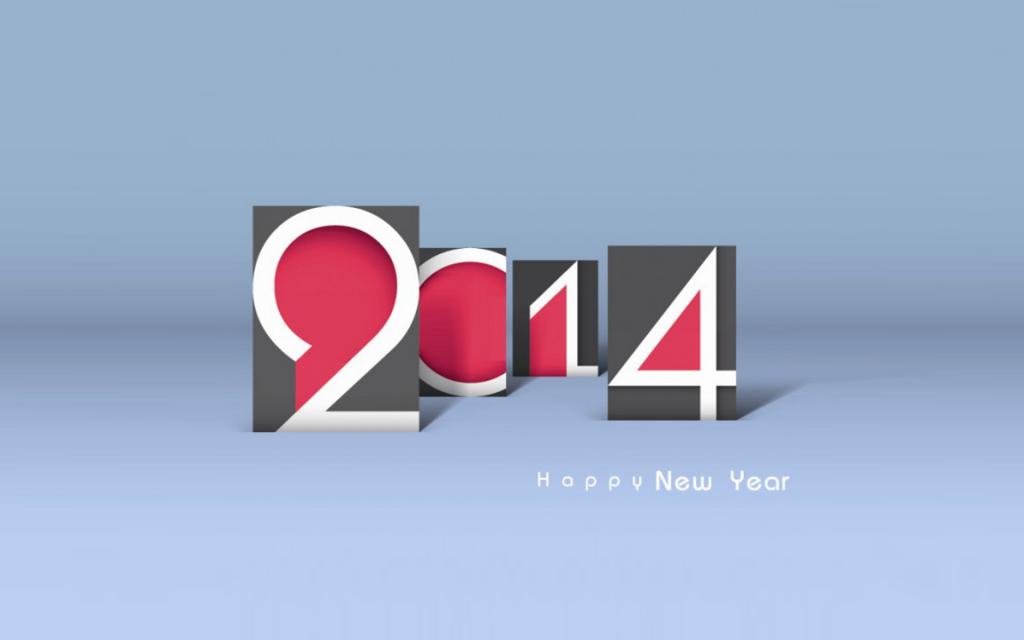 让我们庆祝2014年的新年