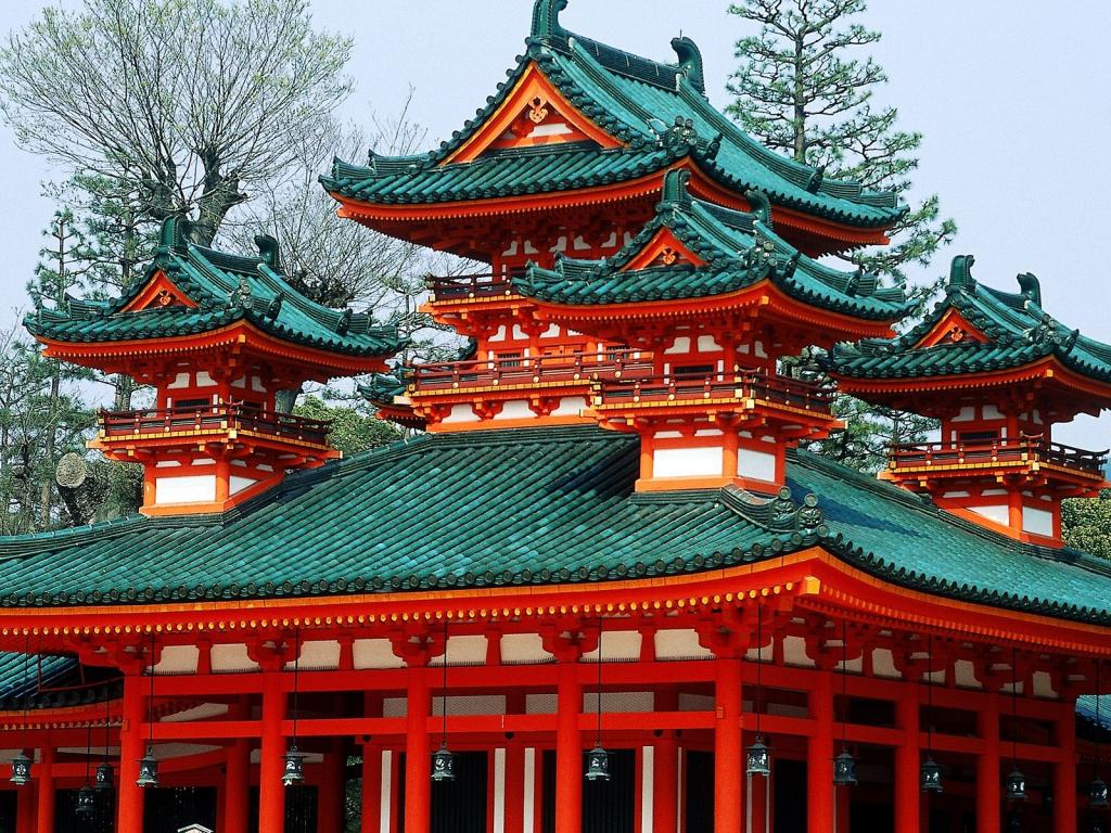 日本京都平安神社