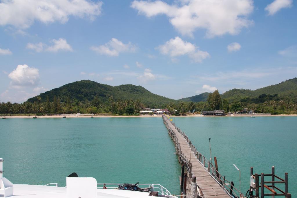 泰国陶岛上的码头