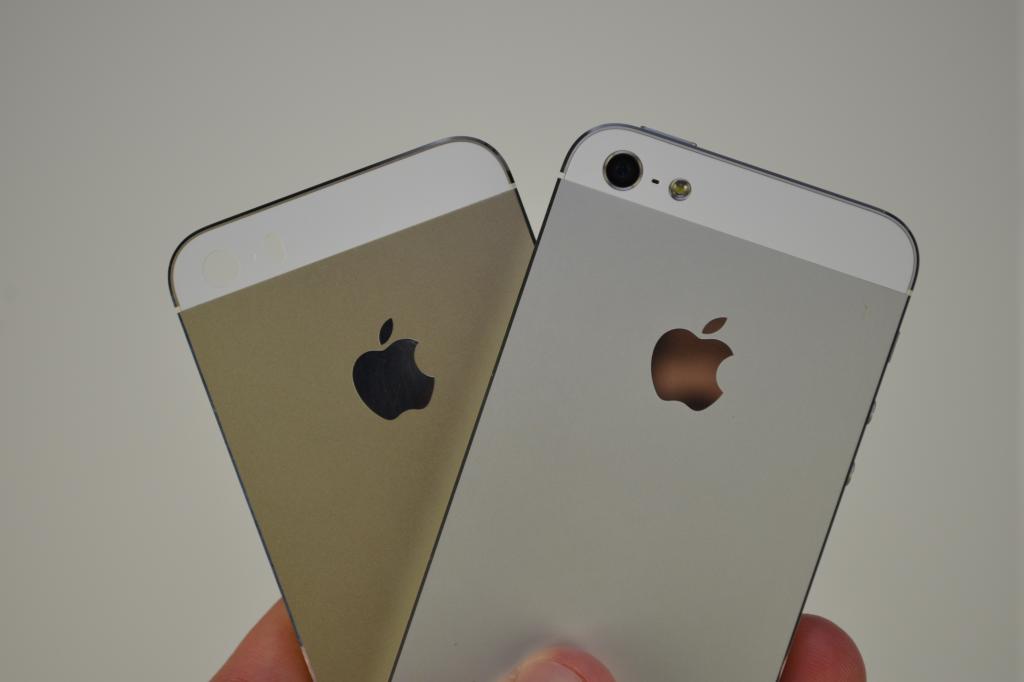Iphone 5S香槟色和Iphone 5