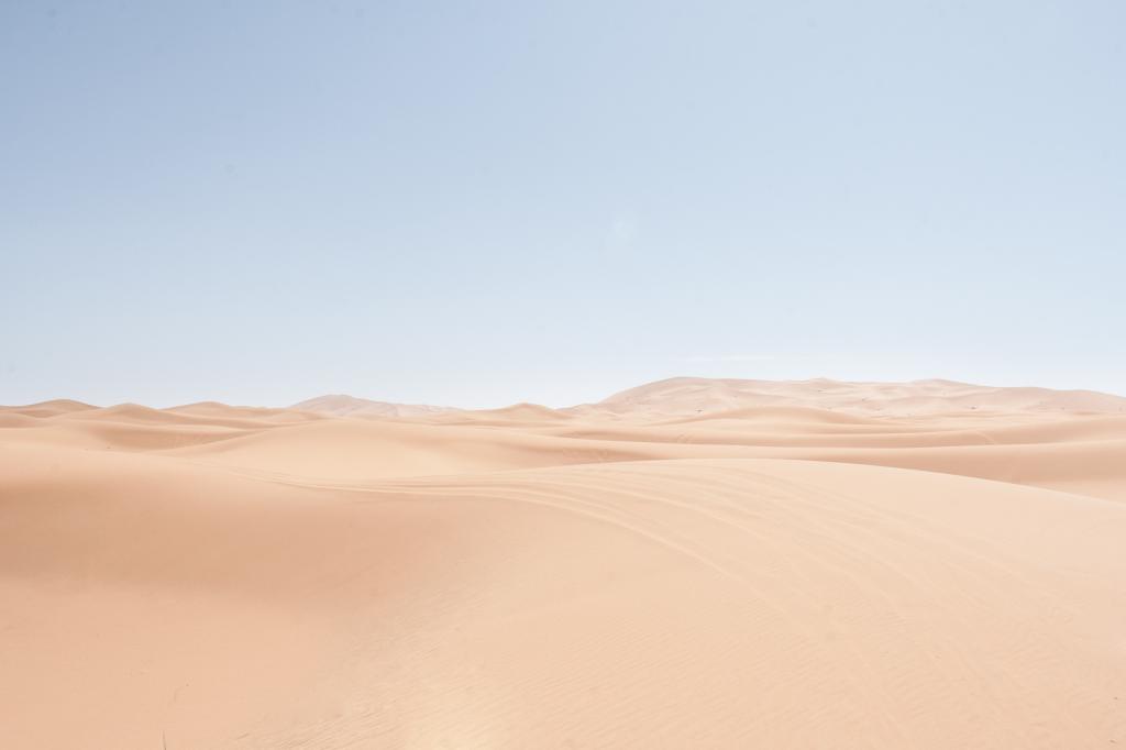 广阔沙漠风景高清电脑壁纸