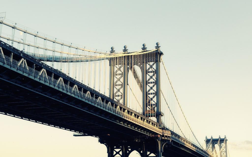 在纽约的桥梁