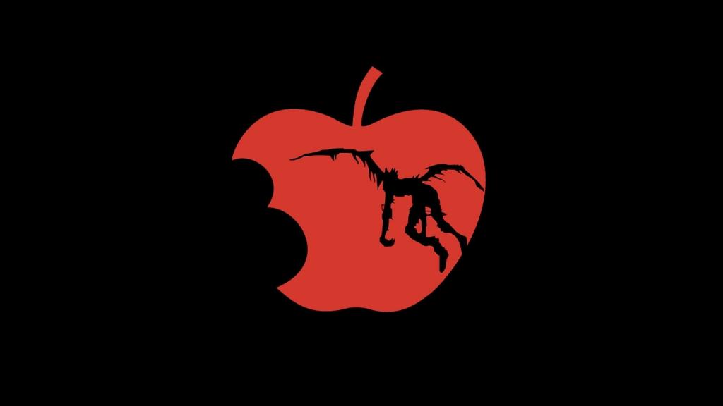 宠坏了红苹果，黑色的背景