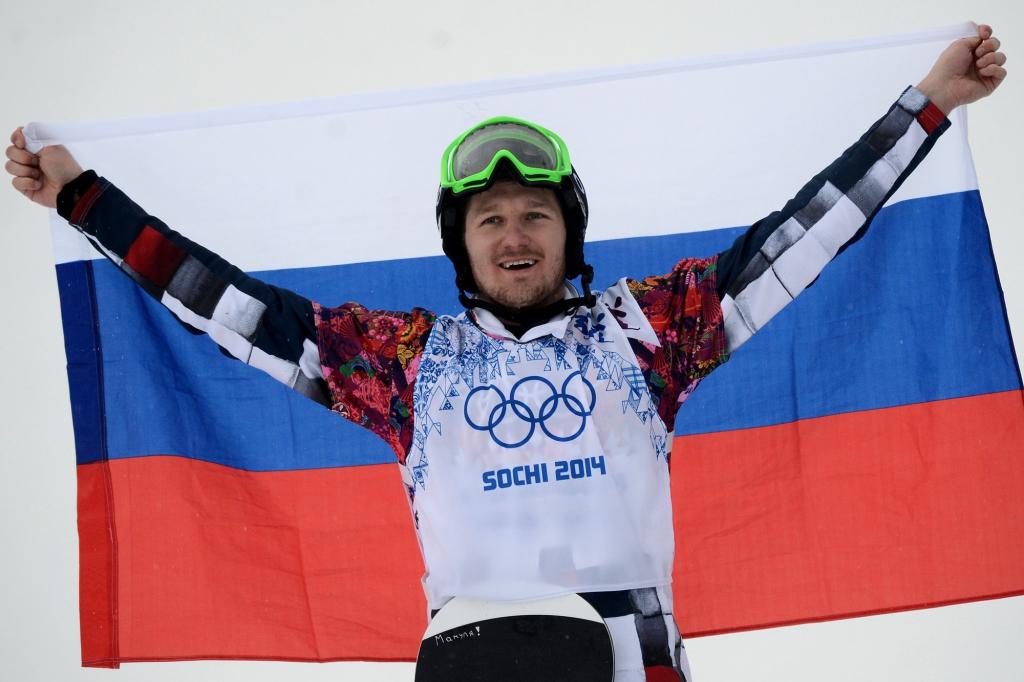俄罗斯滑雪运动员索契奥运会上的尼古拉奥伦宁