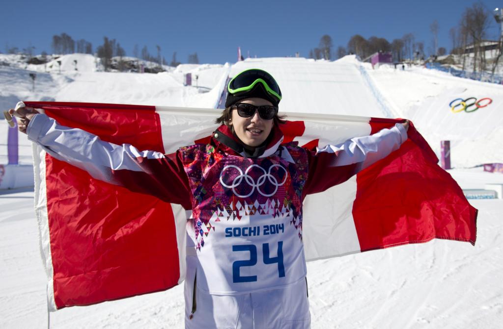 马克·麦克莫里斯加拿大滑雪板在索契铜牌
