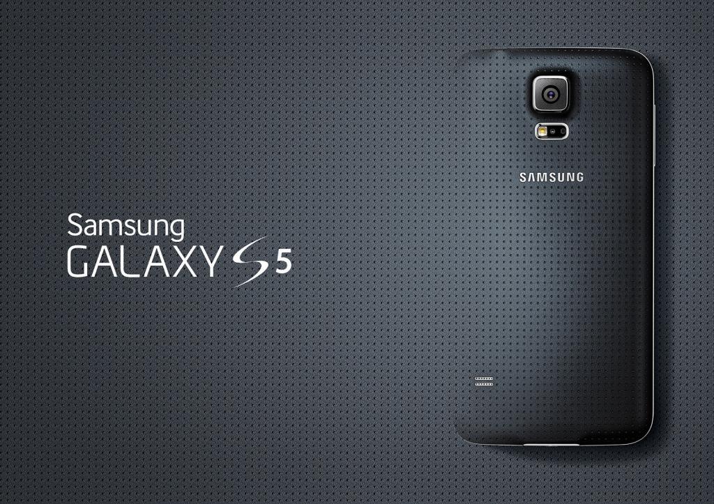 黑色三星Galaxy S5