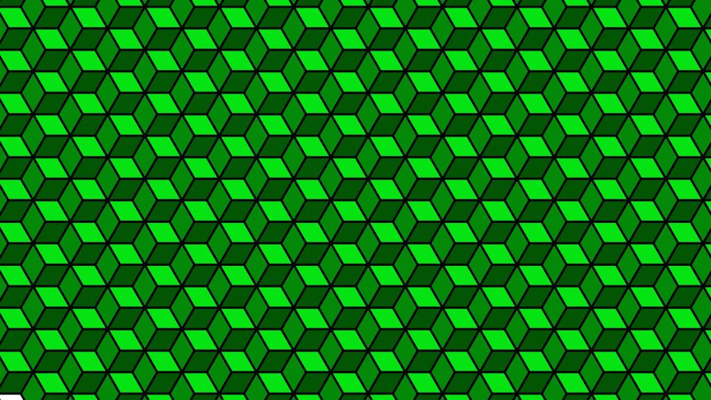 绿色立方体