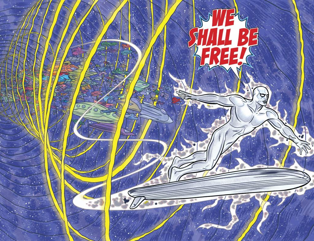 漫画书Silver Surfer的封面