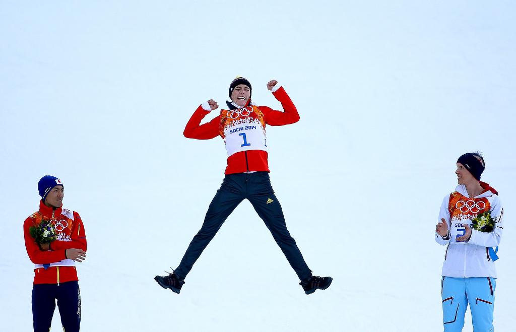 在北京奥运会上，北欧联合滑雪埃里克·弗伦泽尔纪念金牌获得者