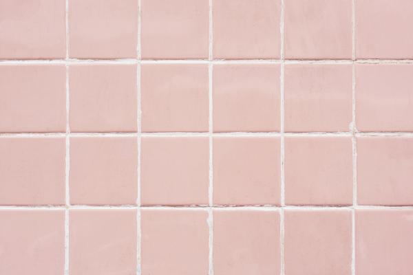 四四方方的粉色格子墙