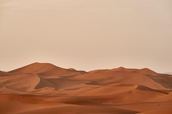 广阔的红色沙漠风景图片